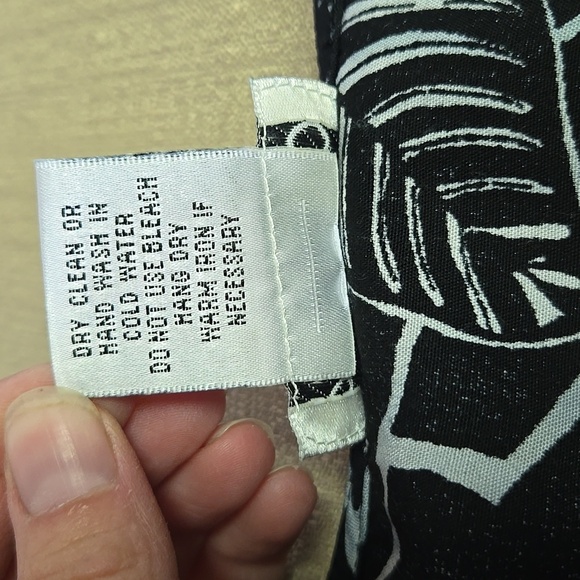 PARADISO | Hawaiian Black & White Beaded Floral Sundress sz XL - Picture 7 of 7